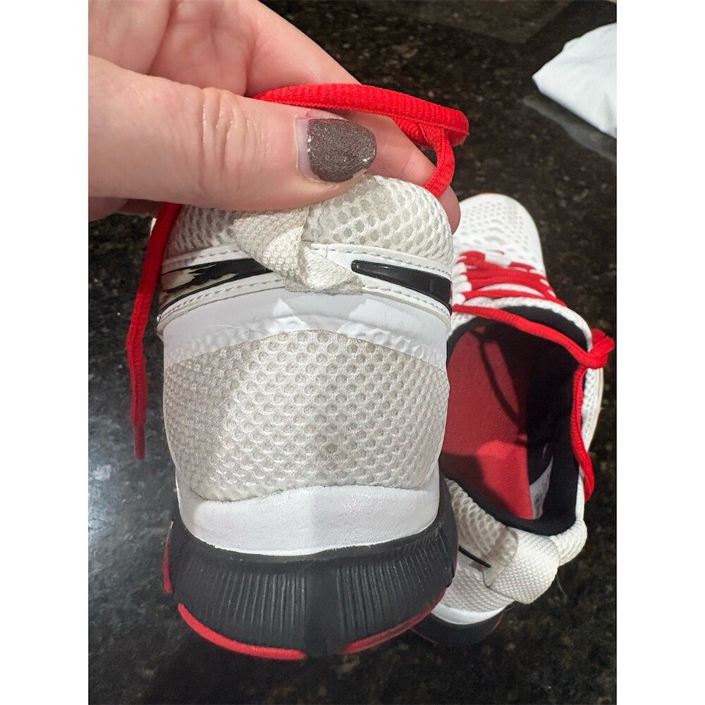 Nike Free Trainer Men's Training Sneakers White/Red Lace Up Size 9.5 - Picture 7 of 9